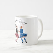 Mug Danse de Highland écossaise Reel (Devant droit)