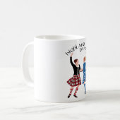 Mug Danse de Highland écossaise Reel (Devant gauche)