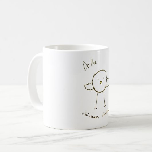 Mug Danse de poulet (Devant gauche)