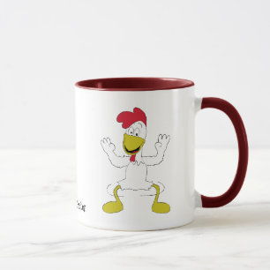 Mug Danse de poulet de bande dessinée