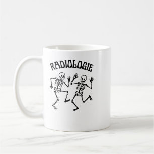 Mug Danse de squelette de radiologie Humour vintage