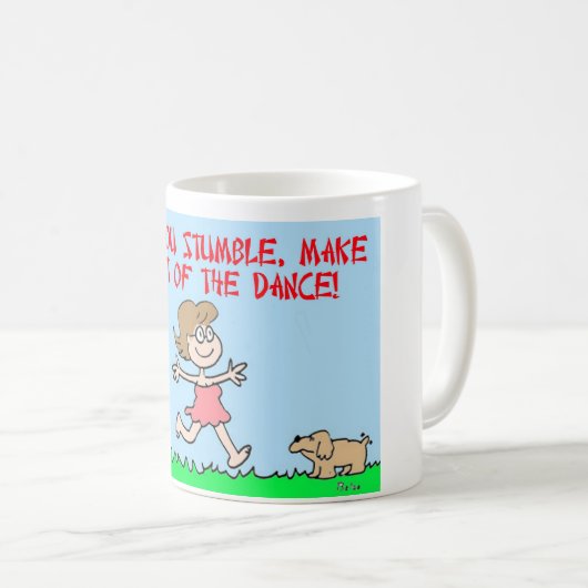 Mug danse de trébuchement (Devant droit)