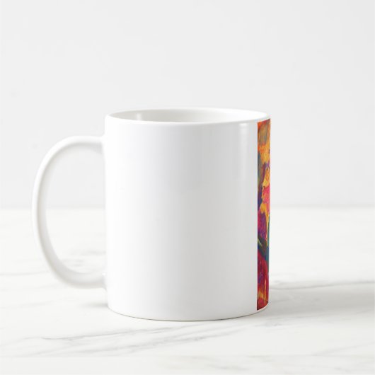 Mug Danse de tulipe de perroquet (Gauche)