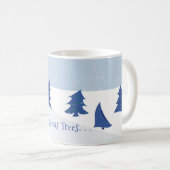 Mug Danse des arbres de Noël (Devant droit)