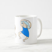 Mug Danse des singes Bleu-gonflés (Devant droit)