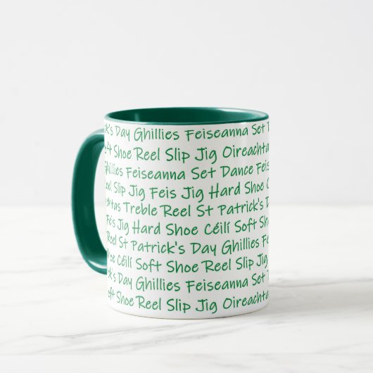 Mug Danse d'Irlandais (Devant gauche)