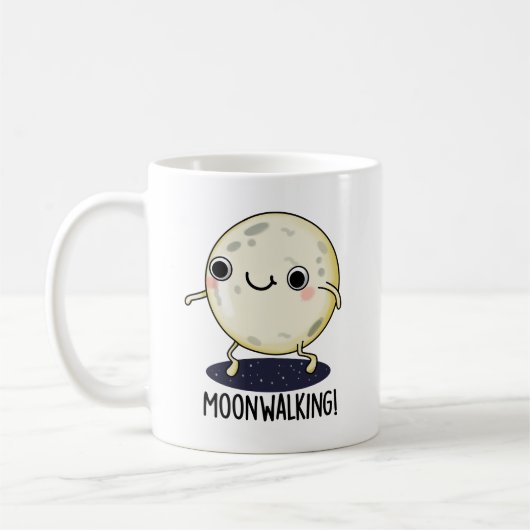 Mug Danse drôle de marche lunaire Jeu de mots (Gauche)