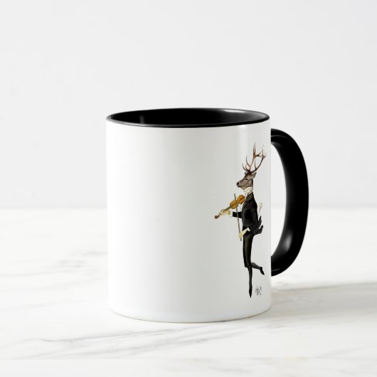 Mug Danse du cerf avec violon (Devant droit)