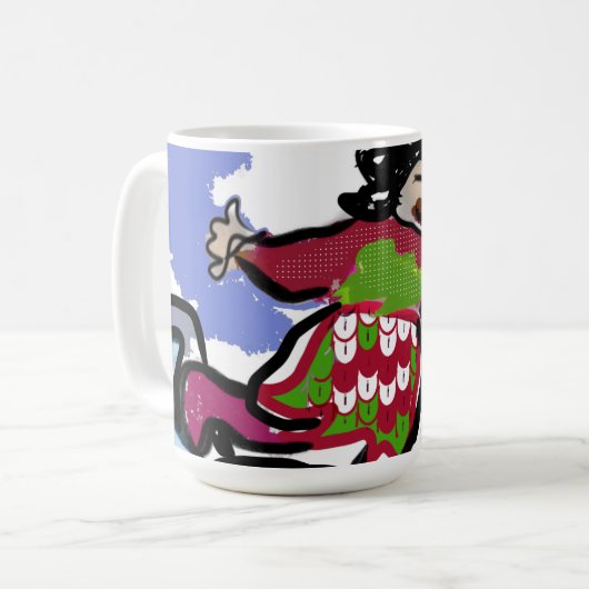 Mug danse du patin à glace (Devant gauche)