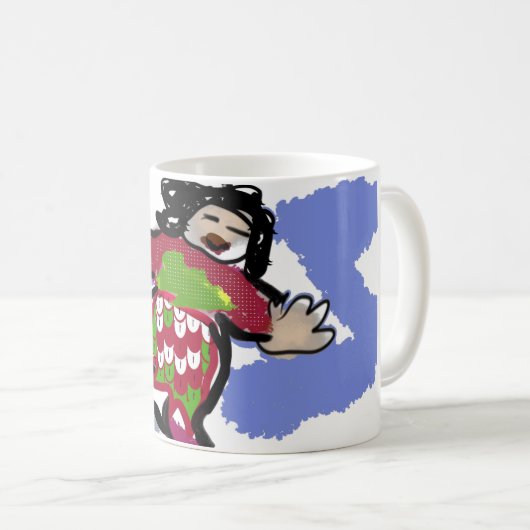 Mug danse du patin à glace (Devant droit)