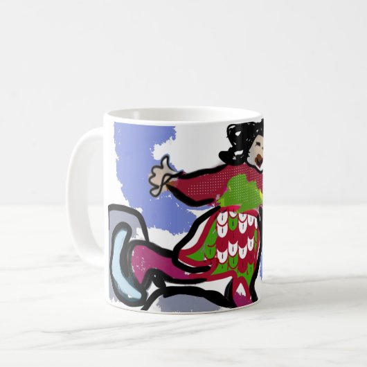 Mug danse du patin à glace (Devant gauche)
