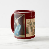 Mug "Danse du ventre (égyptien arabe : ♥ ص chanter) (Devant gauche)