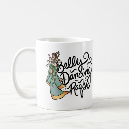 Mug Danse du ventre Raqs Danseuse de ventre (Gauche)