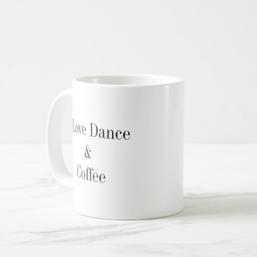 Mug Danse et café (Devant gauche)