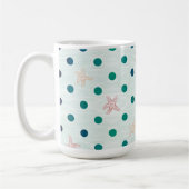 Mug Danse étoile de mer pointillée (Gauche)