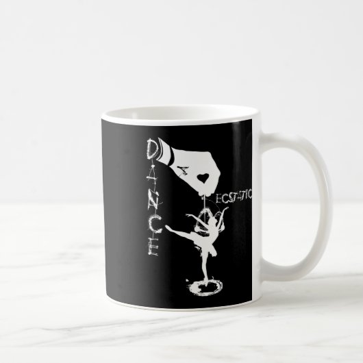 Mug Danse extatique Llerina Danseuse en tutu Freestyle (Droite)
