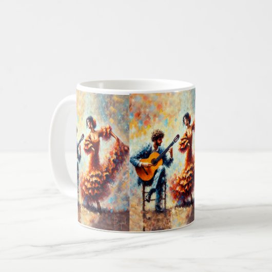 Mug Danse flamenco (Devant gauche)