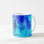 Mug Danse galaxie de la fille (Devant droit)