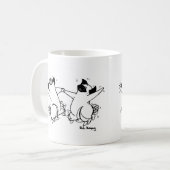 Mug Danse heureuse de carlin (Devant gauche)