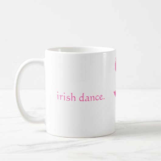 Mug danse irlandaise. - Danseuse irlandaise de chaussu (Gauche)