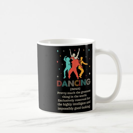 Mug Danse Noun Définition Drôle Danseuse Danse Dictée (Droite)