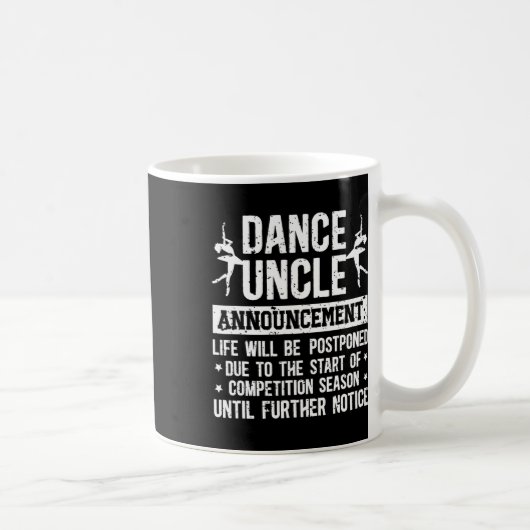 Mug Danse Oncle Faire-part oncle dansant oncle d'une d (Droite)