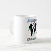 Mug Danse - Retro Power Dancing' Girls style Lava (Devant gauche)