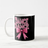 Mug Danse Rose Danse Bow Cute Ballet Considérant Cl Gi (Gauche)