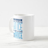 Mug Danse sur la glace Si vous allez marcher sur la gl (Devant gauche)