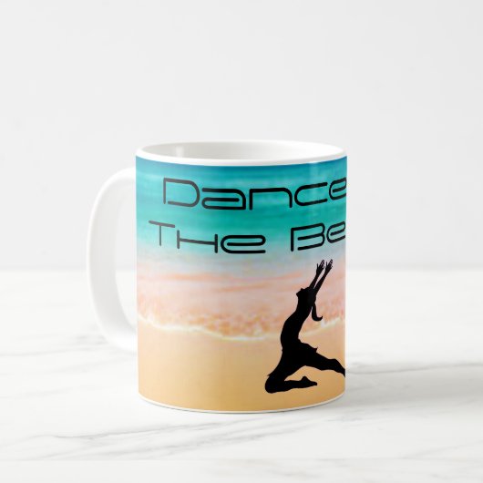 Mug Danse sur la plage - Sable & Océan (Devant gauche)