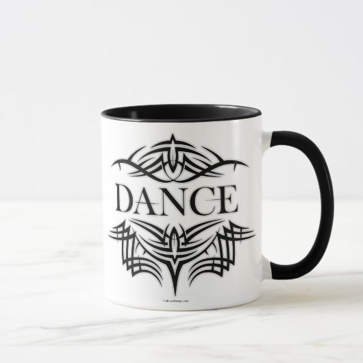 Mug Danse tribale (plaine) (Droite)
