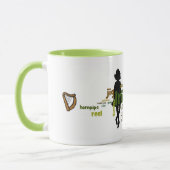 Mug Danse Wordle d'Irlandais (Gauche)