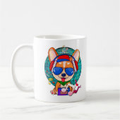 Mug Danser Corgi Kawaii Cute (Gauche)
