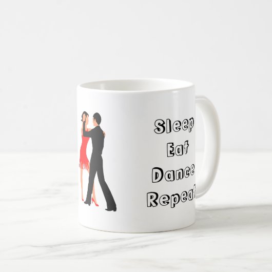 Mug Danser le sommeil à la réédition (Devant droit)