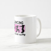 Mug danser me rend heureux (Devant droit)