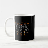 Mug Danser Skeletons Danse Cowboy Halloween Occidental (Gauche)