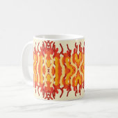 Mug Danser Sunburst Pop De Couleur Art Abstrait (Devant gauche)