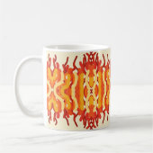 Mug Danser Sunburst Pop De Couleur Art Abstrait (Gauche)