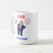 Mug Danser Trump Design - Gagner (Devant gauche)