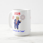 Mug Danser Trump Design - "Yuge" (Devant gauche)