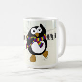 Mug Danses amusantes sur les manchots. (Devant droit)