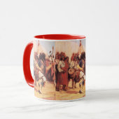 Mug Danseur Buffalo des Amérindiens vintages par Cassi (Devant gauche)