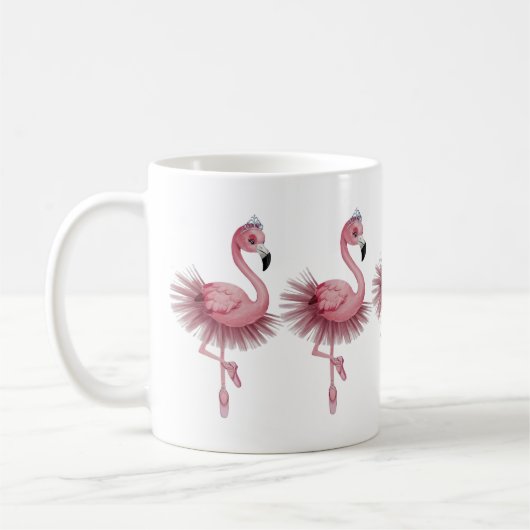 Mug Danseur de ballet Flamant rose (Gauche)