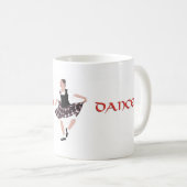 Mug Danseur de country écossais (Devant droit)