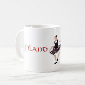 Mug Danseur de country écossais (Devant gauche)