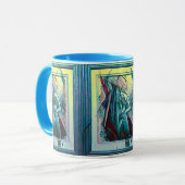 Mug Danseur de ventre Art Déco Cubiste (Devant gauche)