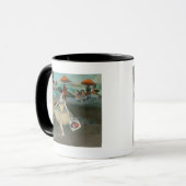 Mug Danseur d'Edgar Degas | avec le bouquet, faisant (Devant gauche)