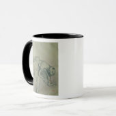 Mug Danseur d'Edgar Degas | fixant sa pantoufle, (Devant gauche)
