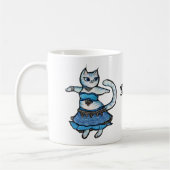 Mug Danseur du ventre de chat gris (Gauche)