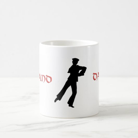 Mug Danseur highlandais à la cornemuse (Centre)